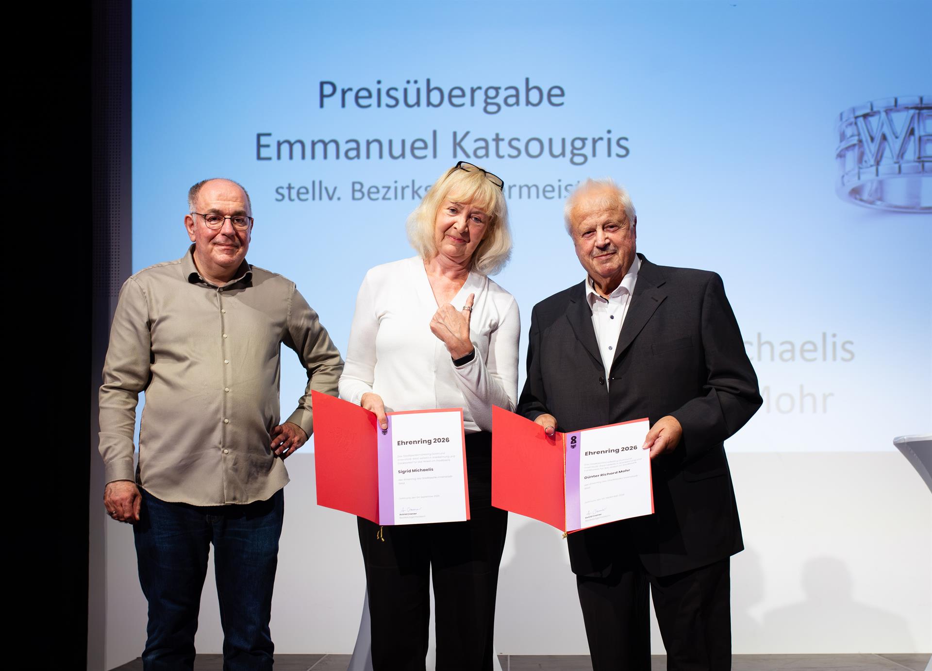 Ehrenring für Günter Mohr